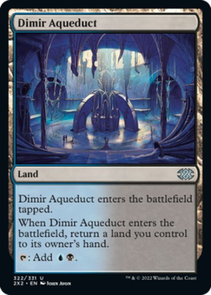 画像1: 【ENG】ディミーアの水路/Dimir Aqueduct[MTG_2X2_322U] (1)