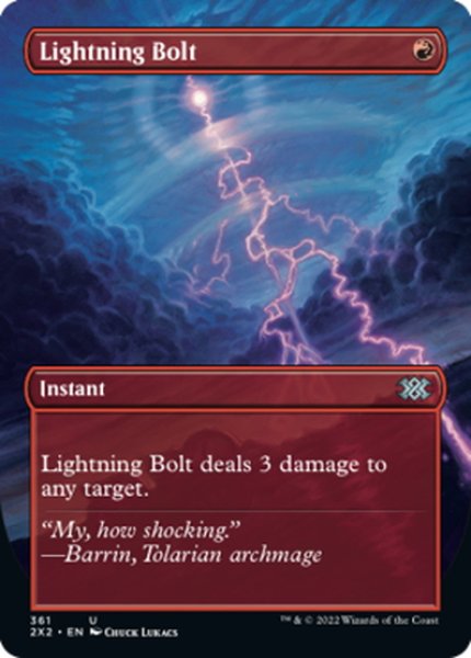 画像1: 【ENG】稲妻/Lightning Bolt[MTG_2X2_361U] (1)