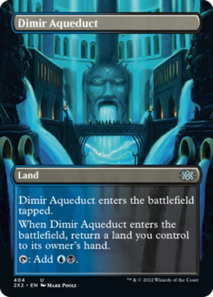 画像1: 【ENG】ディミーアの水路/Dimir Aqueduct[MTG_2X2_404U] (1)