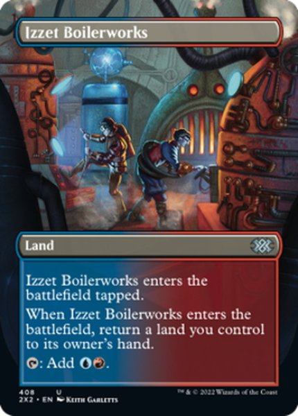 画像1: 【ENG】イゼットの煮沸場/Izzet Boilerworks[MTG_2X2_408U] (1)