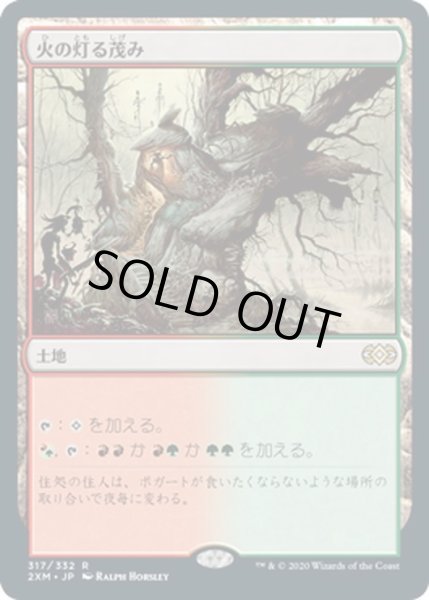 画像1: 【JPN】火の灯る茂み/Fire-Lit Thicket[MTG_2XM_317R] (1)