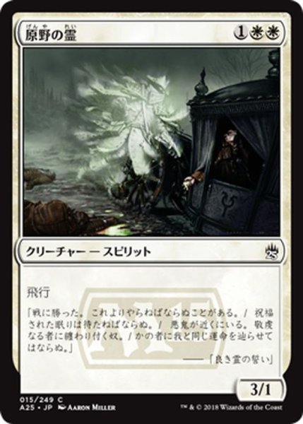 画像1: 【JPN】原野の霊/Geist of the Moors[MTG_A25_015C] (1)