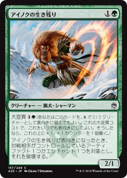 画像1: 【JPN】アイノクの生き残り/Ainok Survivalist[MTG_A25_157C] (1)