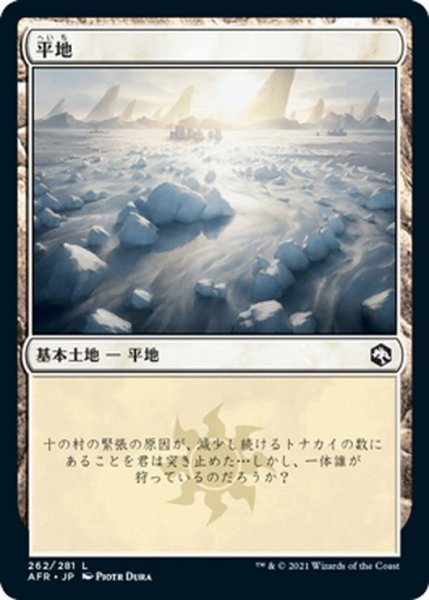 画像1: 【JPN】平地/Plains[MTG_AFR_262L] (1)