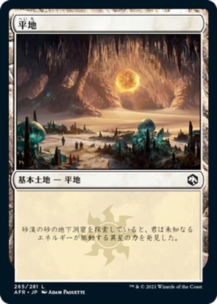 画像1: 【JPN】平地/Plains[MTG_AFR_265L] (1)