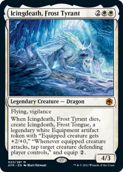 画像1: 【ENG】霜の暴君、アイシングデス/Icingdeath, Frost Tyrant[MTG_AFR_020M] (1)