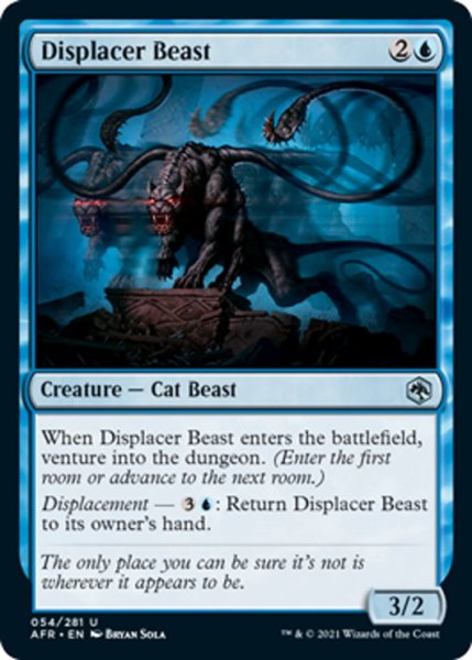 画像1: 【ENG】ディスプレイサー・ビースト/Displacer Beast[MTG_AFR_054U] (1)