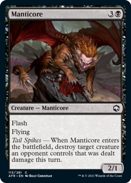 画像1: 【ENG】マンティコア/Manticore[MTG_AFR_113C] (1)