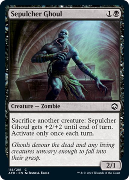 画像1: 【ENG】墓所のグール/Sepulcher Ghoul[MTG_AFR_118C] (1)