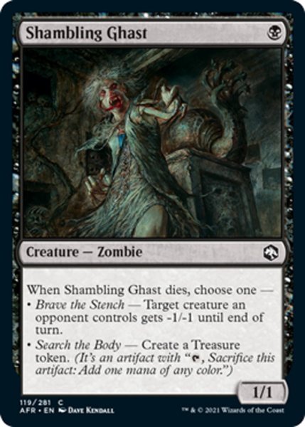 画像1: 【ENG】よろめく怪異/Shambling Ghast[MTG_AFR_119C] (1)