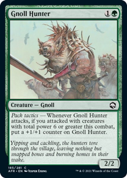 画像1: 【ENG】ノールの狩人/Gnoll Hunter[MTG_AFR_185C] (1)