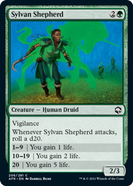 画像1: 【ENG】森の導き手/Sylvan Shepherd[MTG_AFR_206C] (1)