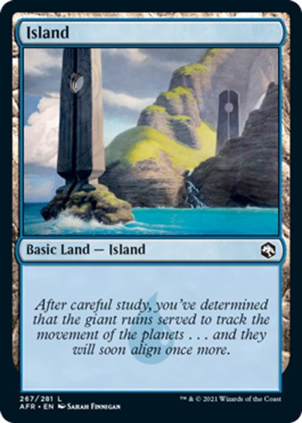 画像1: 【ENG】島/Island[MTG_AFR_267L] (1)