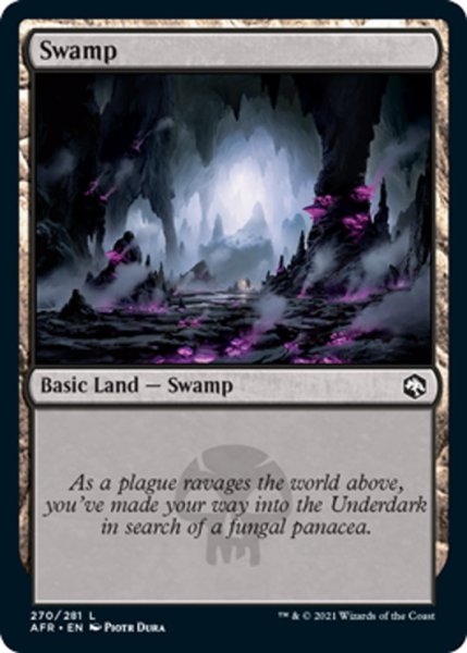 画像1: 【ENG】沼/Swamp[MTG_AFR_270L] (1)