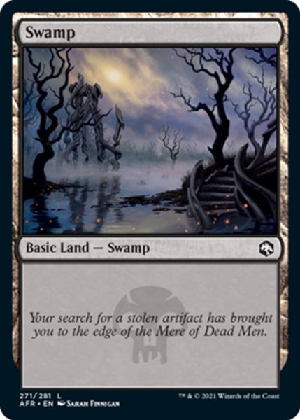 画像1: 【ENG】沼/Swamp[MTG_AFR_271L] (1)