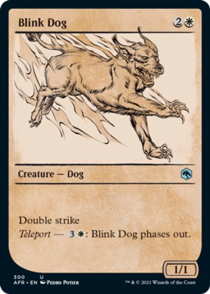 画像1: 【ENG】ブリンク・ドッグ/Blink Dog[MTG_AFR_300U] (1)