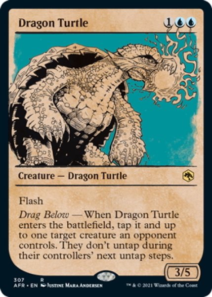 画像1: 【ENG】竜亀/Dragon Turtle[MTG_AFR_307R] (1)