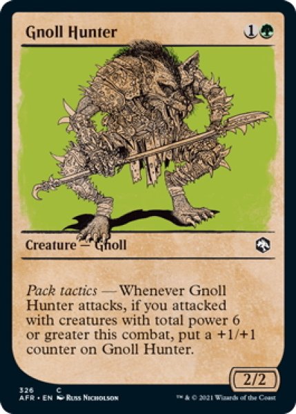 画像1: 【ENG】ノールの狩人/Gnoll Hunter[MTG_AFR_326C] (1)