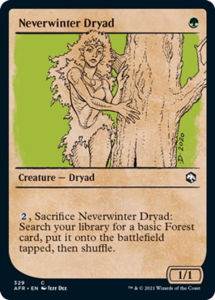 画像1: 【ENG】ネヴァーウィンターのドライアド/Neverwinter Dryad[MTG_AFR_329C] (1)