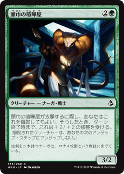 画像1: 【JPN】頭巾の喧嘩屋/Hooded Brawler[AKH_173C] (1)