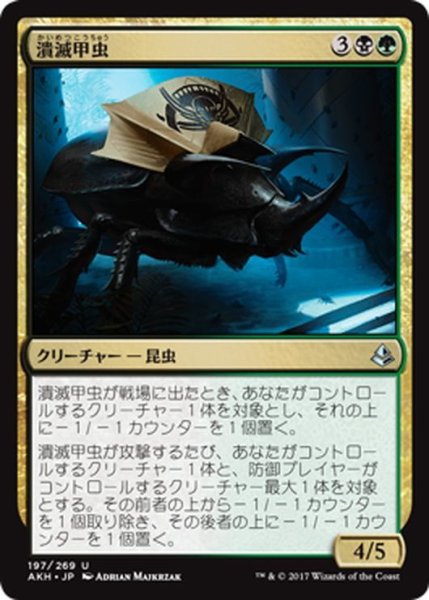 画像1: 【JPN】潰滅甲虫/Decimator Beetle[AKH_197U] (1)