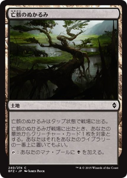 画像1: 【JPN】亡骸のぬかるみ/Mortuary Mire[MTG_BFZ_240C] (1)