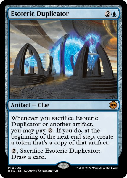 画像1: 【ENG】秘密の複製機/Esoteric Duplicator[MTG_BIG_0005_M] (1)