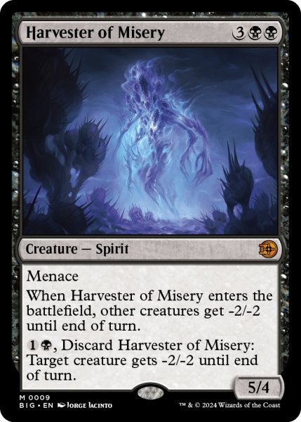 画像1: 【ENG】苦難の収穫者/Harvester of Misery[MTG_BIG_0010_M] (1)