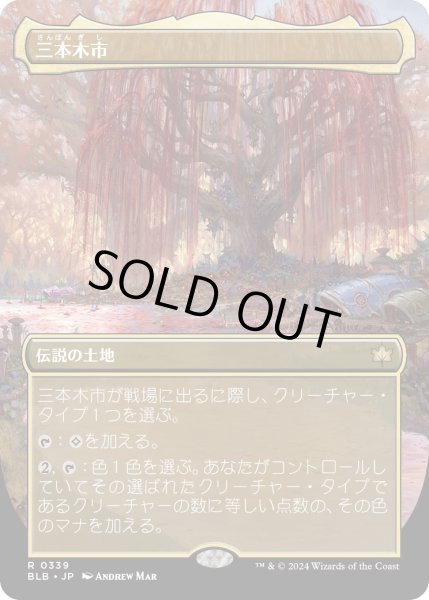 画像1: 【JPN】■ボーダーレス■三本木市/Three Tree City[MTG_BLB_0339_R] (1)