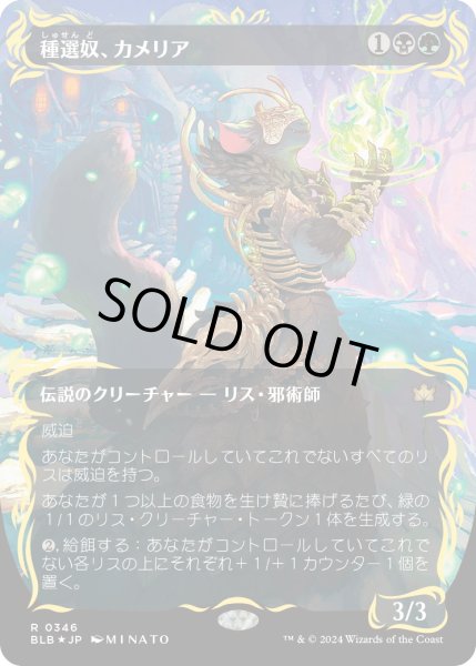 画像1: 【JPN】★レイズドFoil★種選奴、カメリア/Camellia, the Seedmiser [MTG_BLB_0346_R] (1)