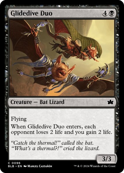 画像1: 【ENG】滑空降下の二人組/Glidedive Duo [MTG_BLB_0096_C] (1)