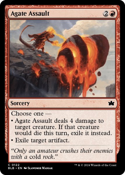 画像1: 【ENG】瑪瑙の落石/Agate Assault [MTG_BLB_0122_C] (1)