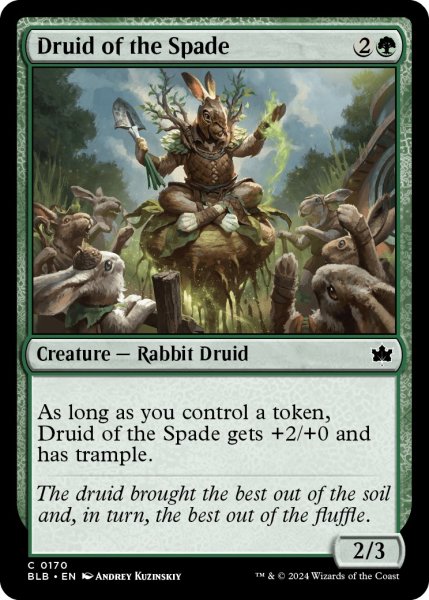 画像1: 【ENG】鋤のドルイド/Druid of the Spade [MTG_BLB_0170_C] (1)