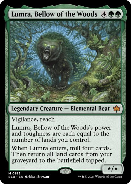 画像1: 【ENG】森の轟き、ルムラ/Lumra, Bellow of the Woods [MTG_BLB_0183_M] (1)