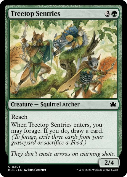 画像1: 【ENG】樹上の哨兵/Treetop Sentries [MTG_BLB_0201_C] (1)