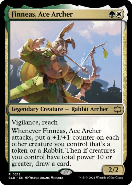 画像1: 【ENG】腕利きの射手、フィニアス/Finneas, Ace Archer [MTG_BLB_0212_R] (1)