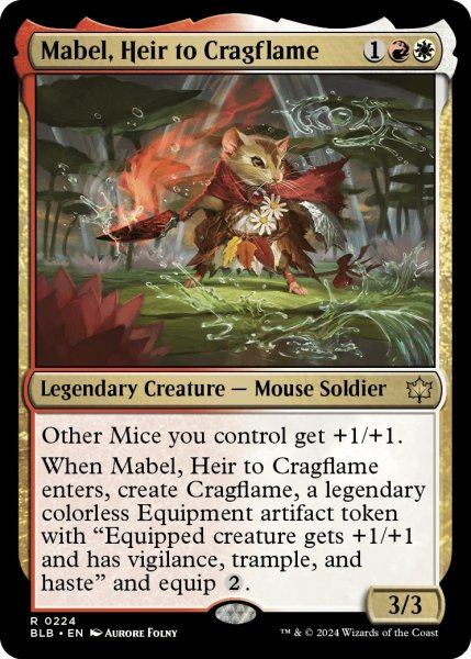 画像1: 【ENG】岩山炎の後継者、メイブル/Mabel, Heir to Cragflame [MTG_BLB_0224_R] (1)