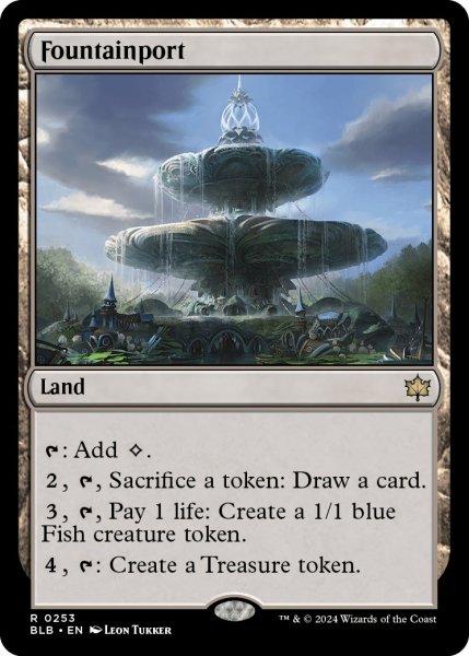 画像1: 【ENG】噴水港/Fountainport [MTG_BLB_0253_R] (1)