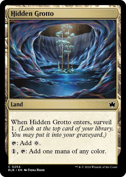 画像1: 【ENG】隠された岩屋/Hidden Grotto [MTG_BLB_0254_C] (1)