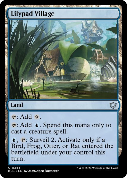 画像1: 【ENG】蓮葉村/Lilypad Village [MTG_BLB_0255_U] (1)