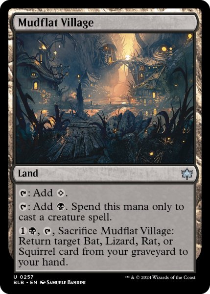 画像1: 【ENG】泥干潟村/Mudflat Village [MTG_BLB_0257_U] (1)