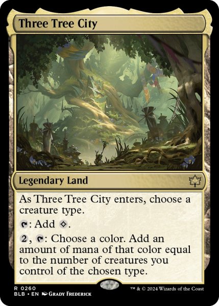 画像1: 【ENG】三本木市/Three Tree City [MTG_BLB_0260_R] (1)