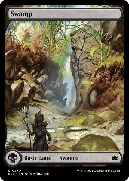 画像1: 【ENG】沼/Swamp[MTG_BLB_0270_L] (1)