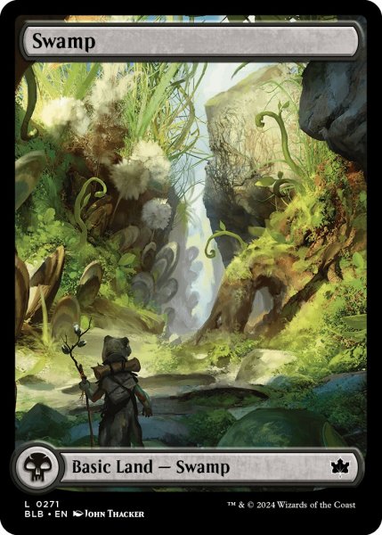 画像1: 【ENG】沼/Swamp[MTG_BLB_0271_L] (1)