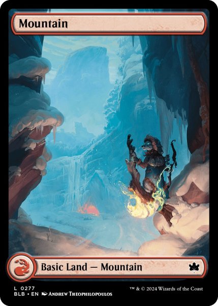 画像1: 【ENG】山/Mountain[MTG_BLB_0277_L] (1)