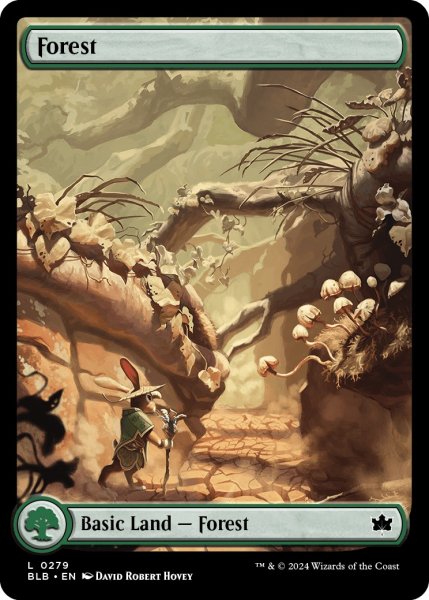 画像1: 【ENG】森/Forest[MTG_BLB_0279_L] (1)