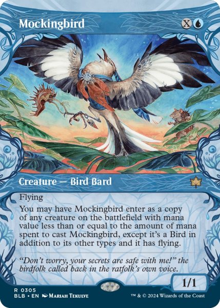 画像1: 【ENG】■ショーケース■マネドリ/Mockingbird [MTG_BLB_0305_R] (1)