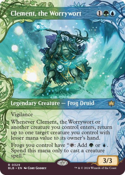 画像1: 【ENG】■ショーケース■心配潮、クレメント/Clement, the Worrywort [MTG_BLB_0329_R] (1)