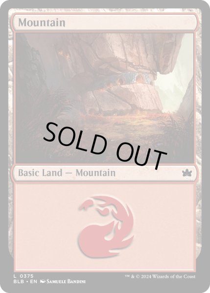 画像1: 【ENG】山/Mountain[MTG_BLB_0375_L] (1)