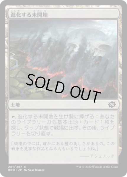 画像1: 【JPN】進化する未開地/Evolving Wilds[MTG_BRO_261C] (1)